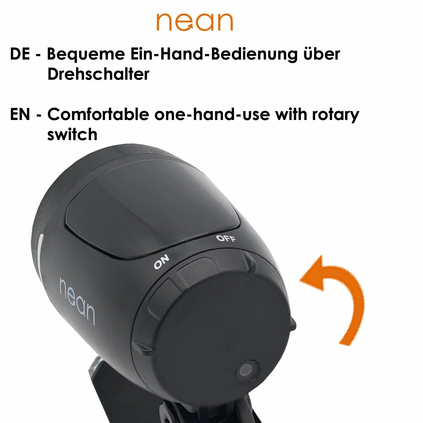 nean Phare avant dynamo pour vélo 90 lux avec feu de position, réflecteur, feu de circulation diurne et homologation StVZO