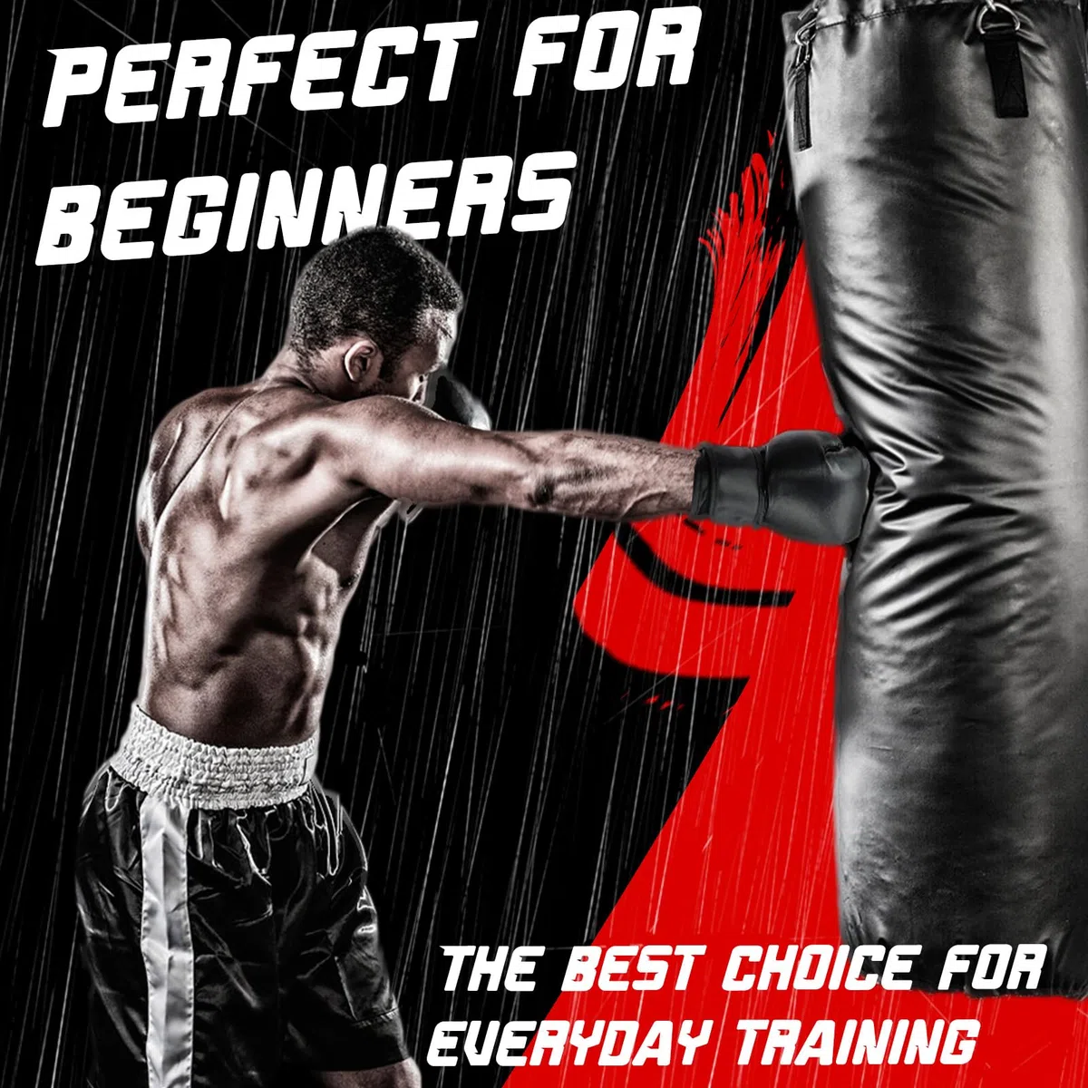 Ensemble de 14 pièces d'équipement de boxe pour débutants comprenant 2 paires de gants de boxe de 170,1 g, casque, bandages pour les mains, protège-dents, cadeaux pour adultes, jeunes