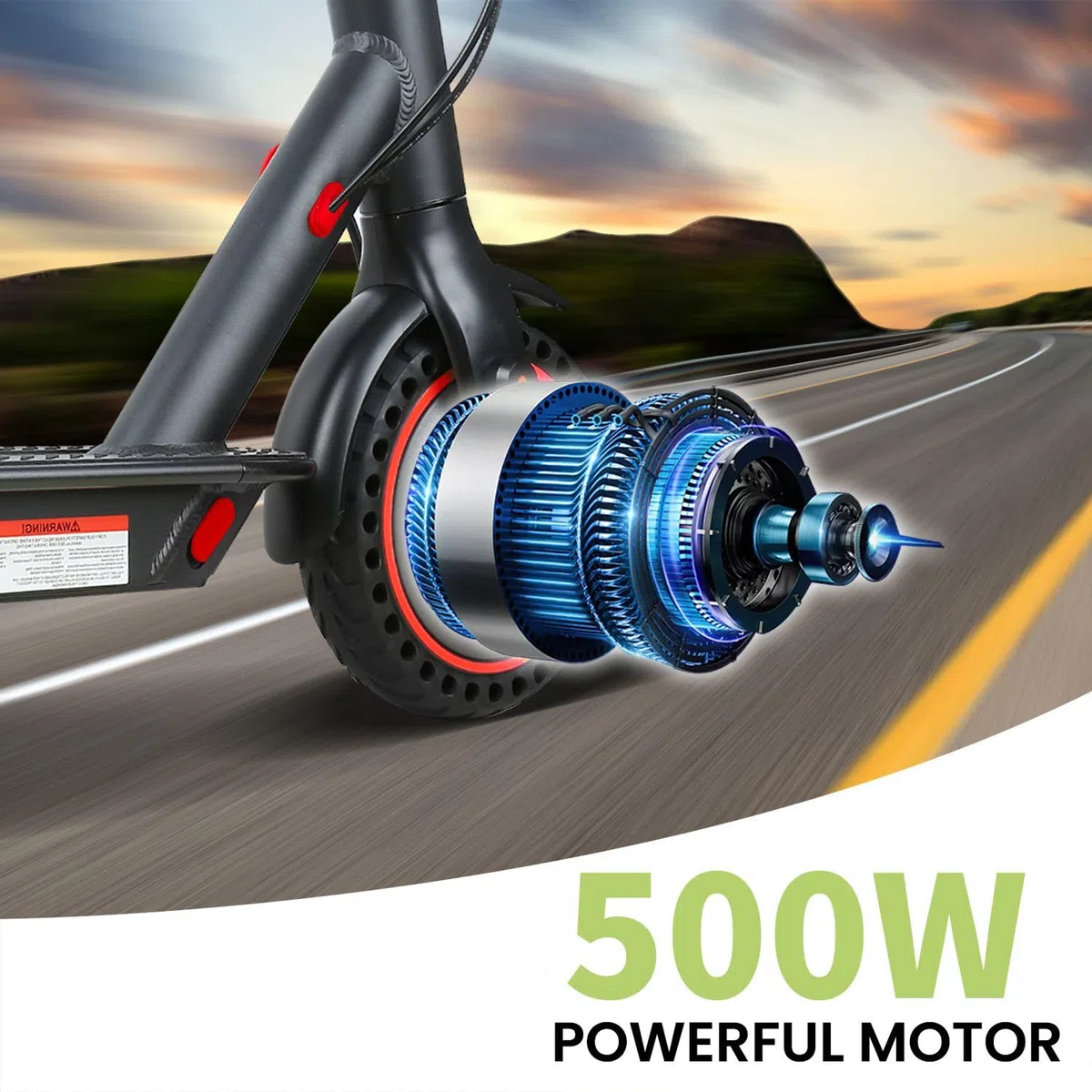 Trottinette Électrique Adulte, Moteur 350W*2, Vitesse Max 25 km/h,Pneus Anti-Crevaison 8.5/10 Pouces,Batterie 36V 7.8/10.4/13AH, Double Frein, Compatible avec App,Charge Max 120KG