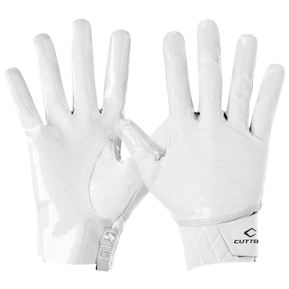 CUTTERS Rev Pro 5.0 Solid Receiver Gloves White L