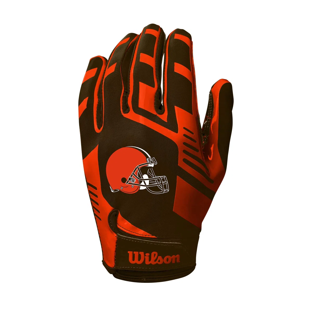 Wilson NFL Cleveland Browns Gants de Football américains avec Ajustement élastique pour Adulte