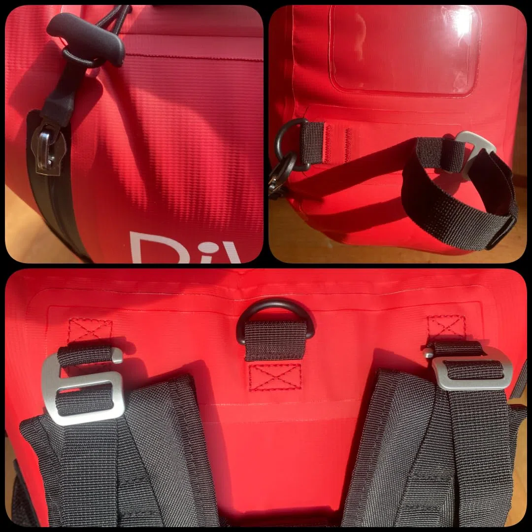 DiVONEA | Sac Plongée 3 en 1 : Sac à Dos étanche 60L + Bouée Gonflable de signalisation + Planche Chasse sous-Marine – Accessoires Inclus