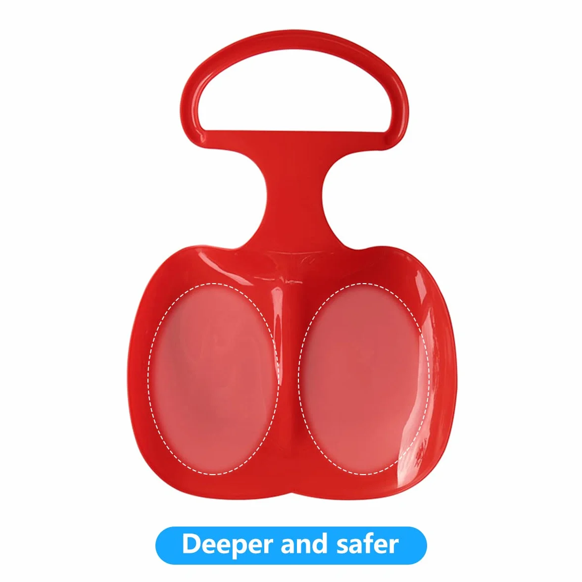 3 pièces traîneau pour Enfants traîneau, traîneau Universel adapté à la Luge Unisexe également adapté aux Enfants et aux Adultes comme Jouet de Traction d'hiver rouge, bleue et verte M