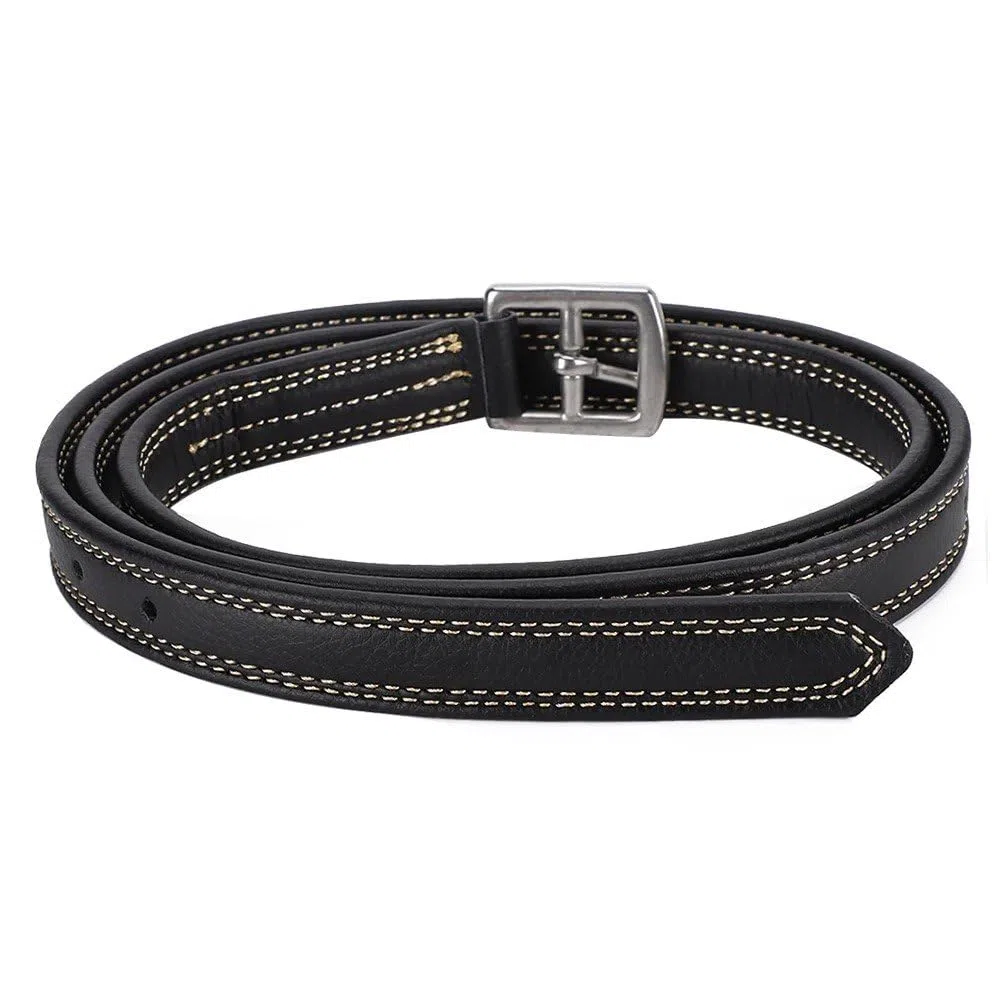 2 Étrivières Anglaises Réglables Souples pour L'équitation, Accessoires en Cuir pour L'équitation