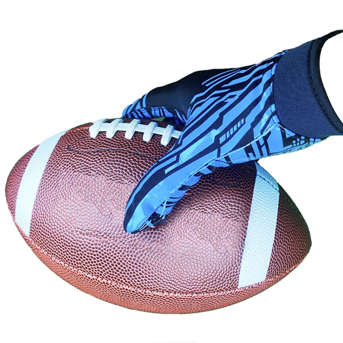 Gants de récepteur | Gants de récepteur larges de football américain | Gants de football | 2 gants de récepteur de football adhésifs larges | Gants de football à adhérence améliorée
