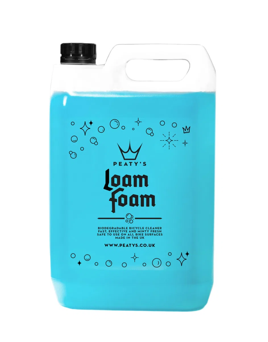 Peaty's Loam Foam Premium Bike Cleaner 5 Litre - Biodegradable Bicycle Soap For A Deep Clean, Grease and Dirt Removal, Safe On All Surfaces & Bicycles - MTB, Road & Gravel Bikes