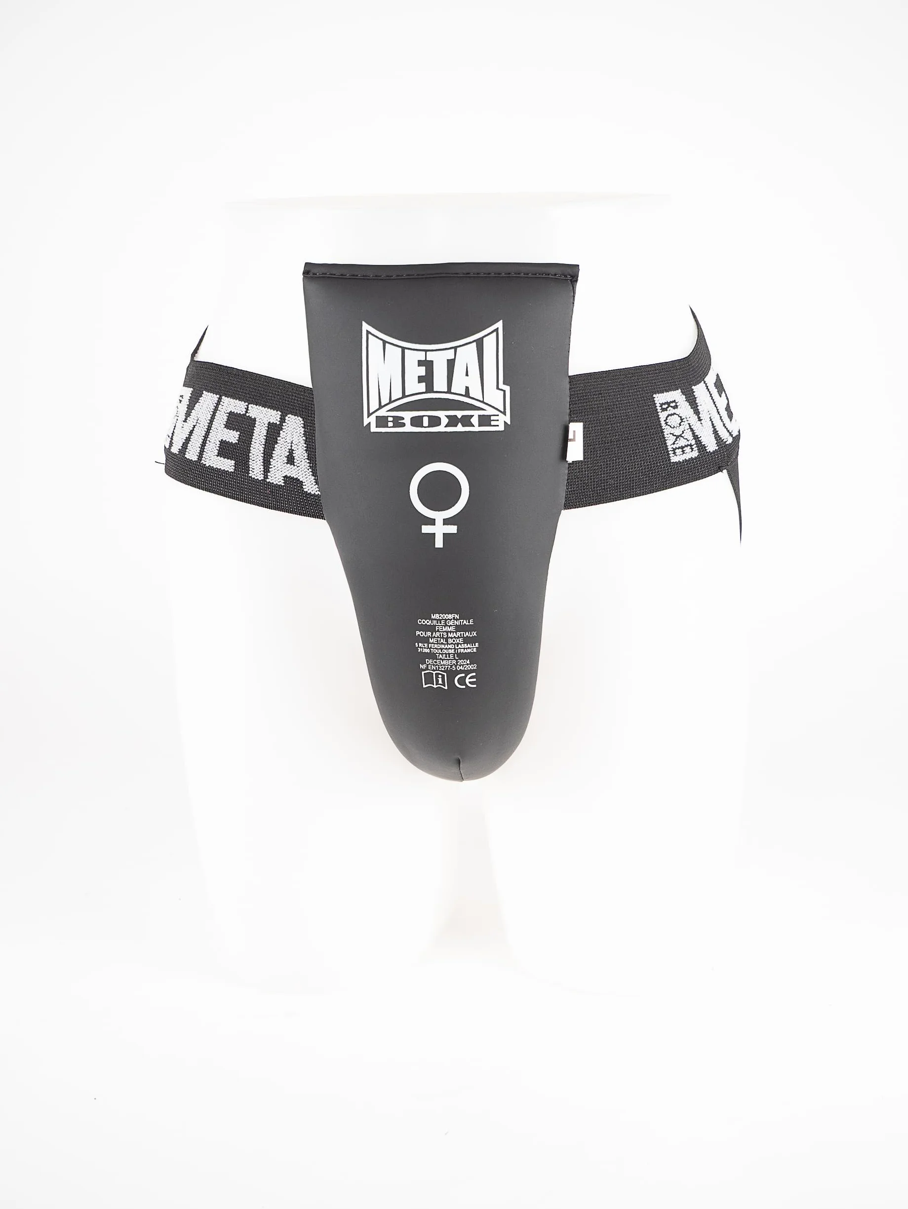 Metal Boxe Coquille Semi-Pro Femme Noir