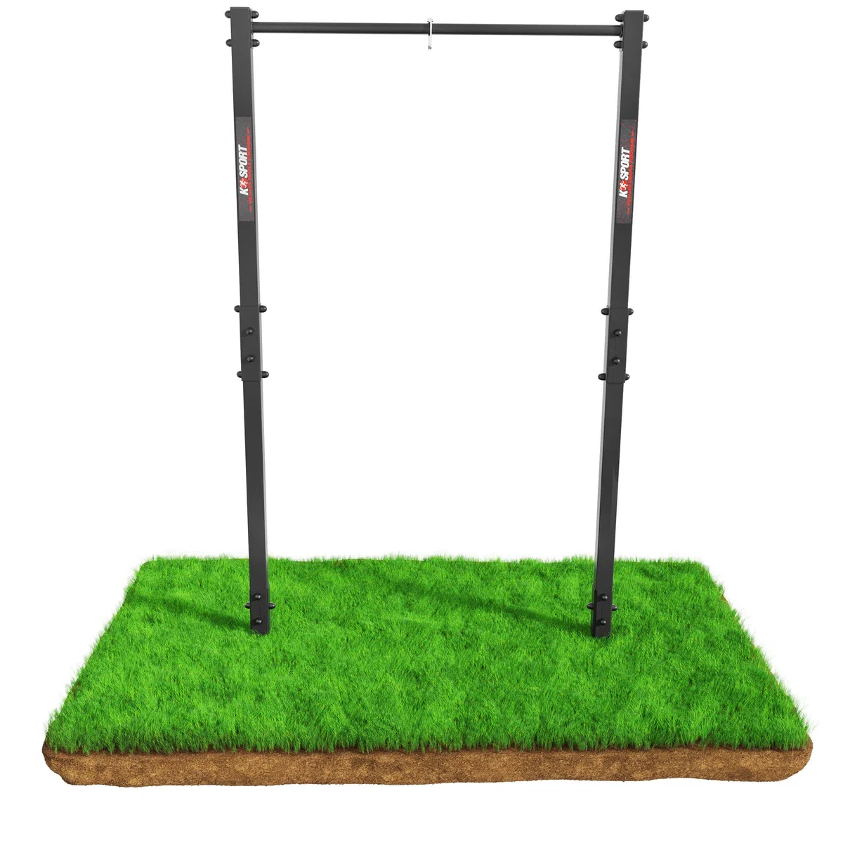 K-Sport: Barre de traction stationnaire d'extérieur I Station de musculation résistante aux intempéries avec barre de traction I Tour de traction pour entraînement musculaire, eBook inclus