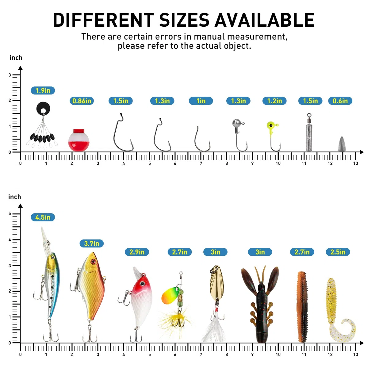 THKFISH Kit de leurres de pêche, boîte de 153 pièces avec matériel inclus Crankbaits, Spinner, cuillère, crochets lestés et autres accessoires pour bar, truite, eau douce et eau salée, cadeau pour