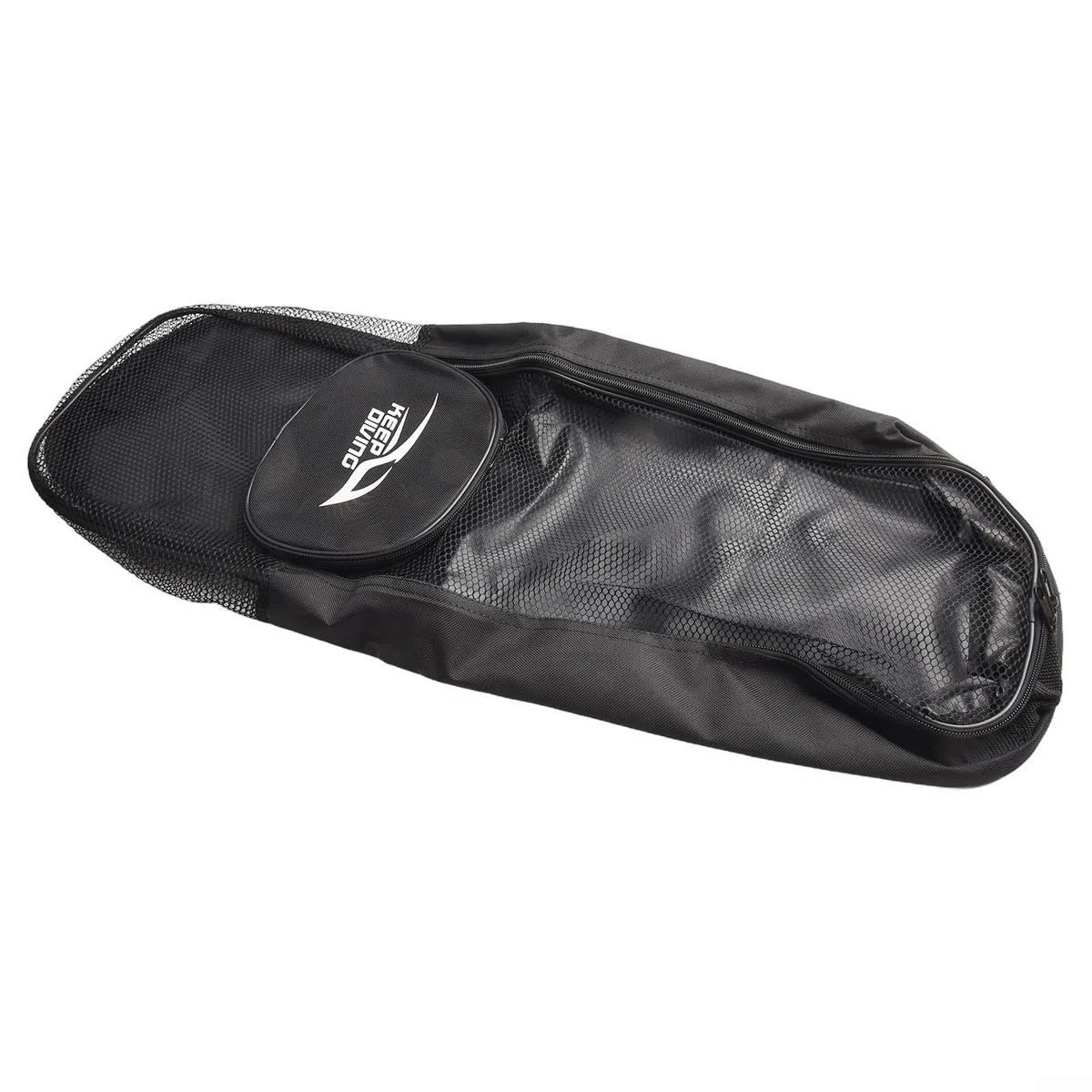 Eawfgtuw Sac de plongée en maille avec bandoulière, sac de transport de palmes, organisateur d'accessoires de plongée, grande capacité de rangement pour plongée sous-marine, palmes de plongée