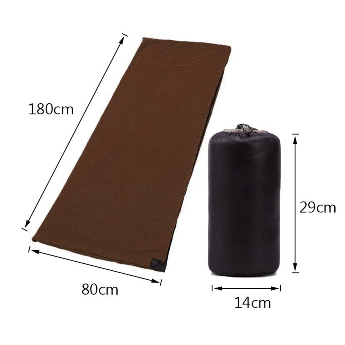 Harilla Doublure de Sac de Couchage en Polaire Polaire Coussin Thermique Drap de Sac de Couchage Chaud Couverture de Camping d'urgence pour hôtel randonnée