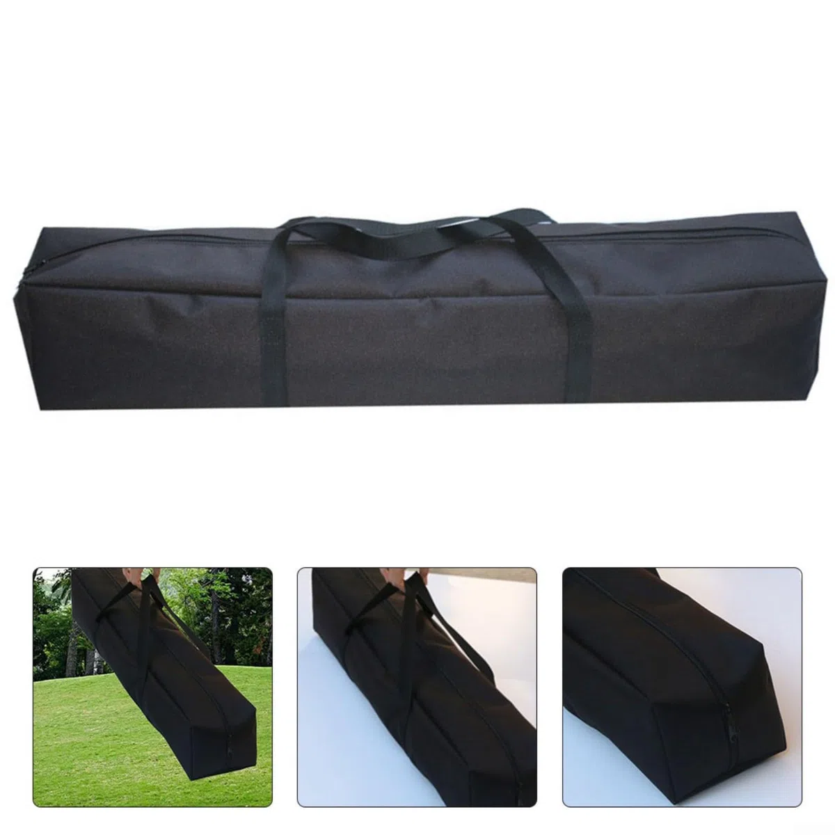 Sac de camping pratique avec poignée pour garder vos bâtons de tente et cannes à pêche en sécurité 65 x 15 x 15 cm