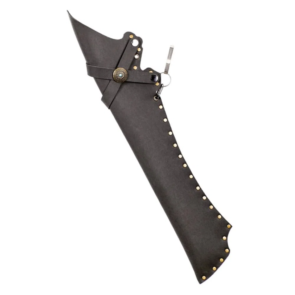 MiOYOOW Carquois de Tir à l'arc, Étui de Flèche Rétro Étanche Taille Portable Carquois de Taille de Flèche en Cuir PU Portable pour Arc à Poulies Classiques