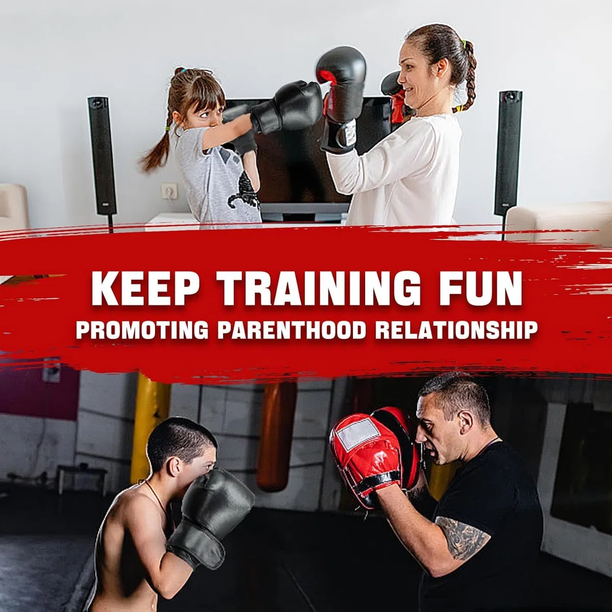 Ensemble de 14 pièces d'équipement de boxe pour débutants comprenant 2 paires de gants de boxe de 170,1 g, casque, bandages pour les mains, protège-dents, cadeaux pour adultes, jeunes