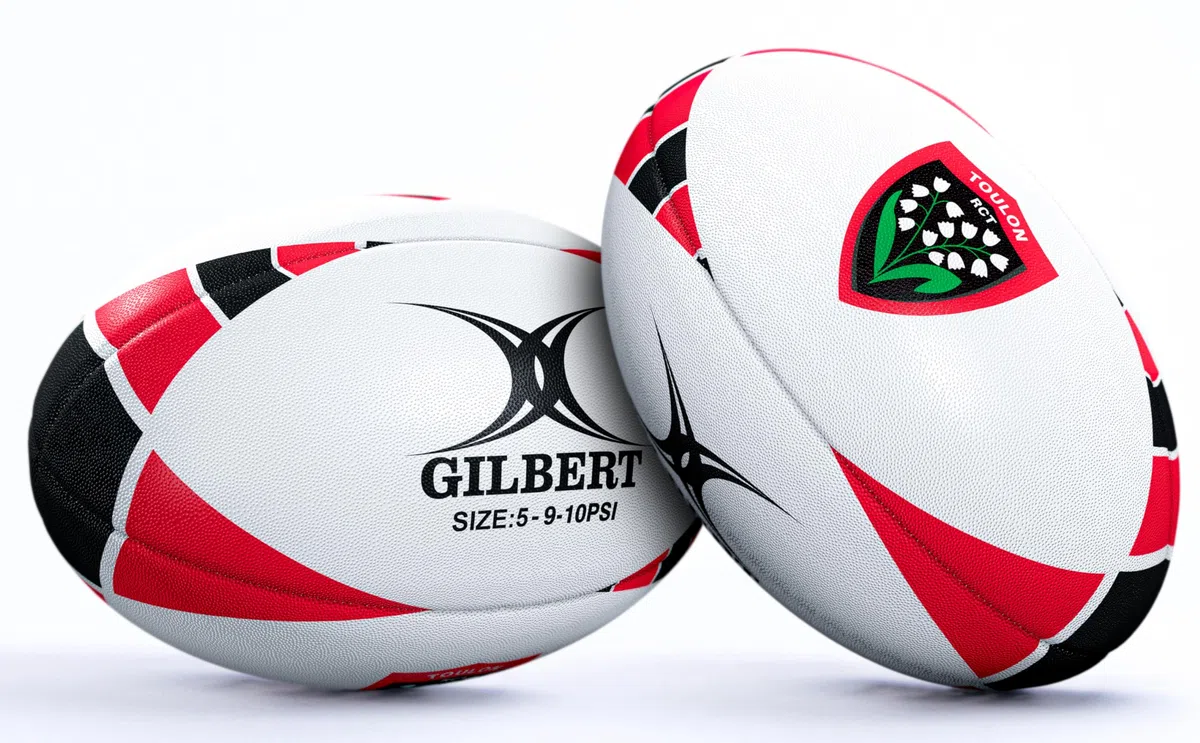 Gilbert Ballon de Rugby RCT Toulon - Collection Officielle Rugby Club Toulonnais