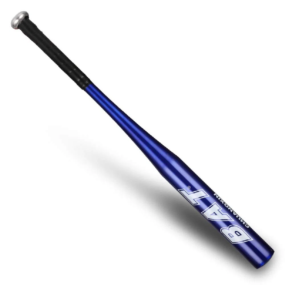 Batte de Baseball Aluminium 34 Pouces Bleu Noir Argent au Choix Batte Base-Ball métal Adulte Pro Léger pour Exercice Joueurs Jeu Homme Femme 86cm de Longueur Solide Durable à la Mode (Bleu)