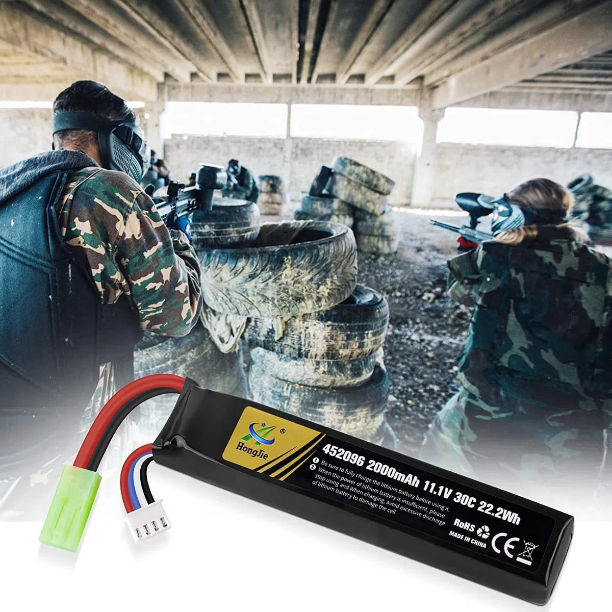 Batterie lipo 11.1v 2000mah Airsoft rc Rechargeable Battery 30C Tamiya Plug + USB Chargeur Set pour télécommande Airsoft Rifle Toys