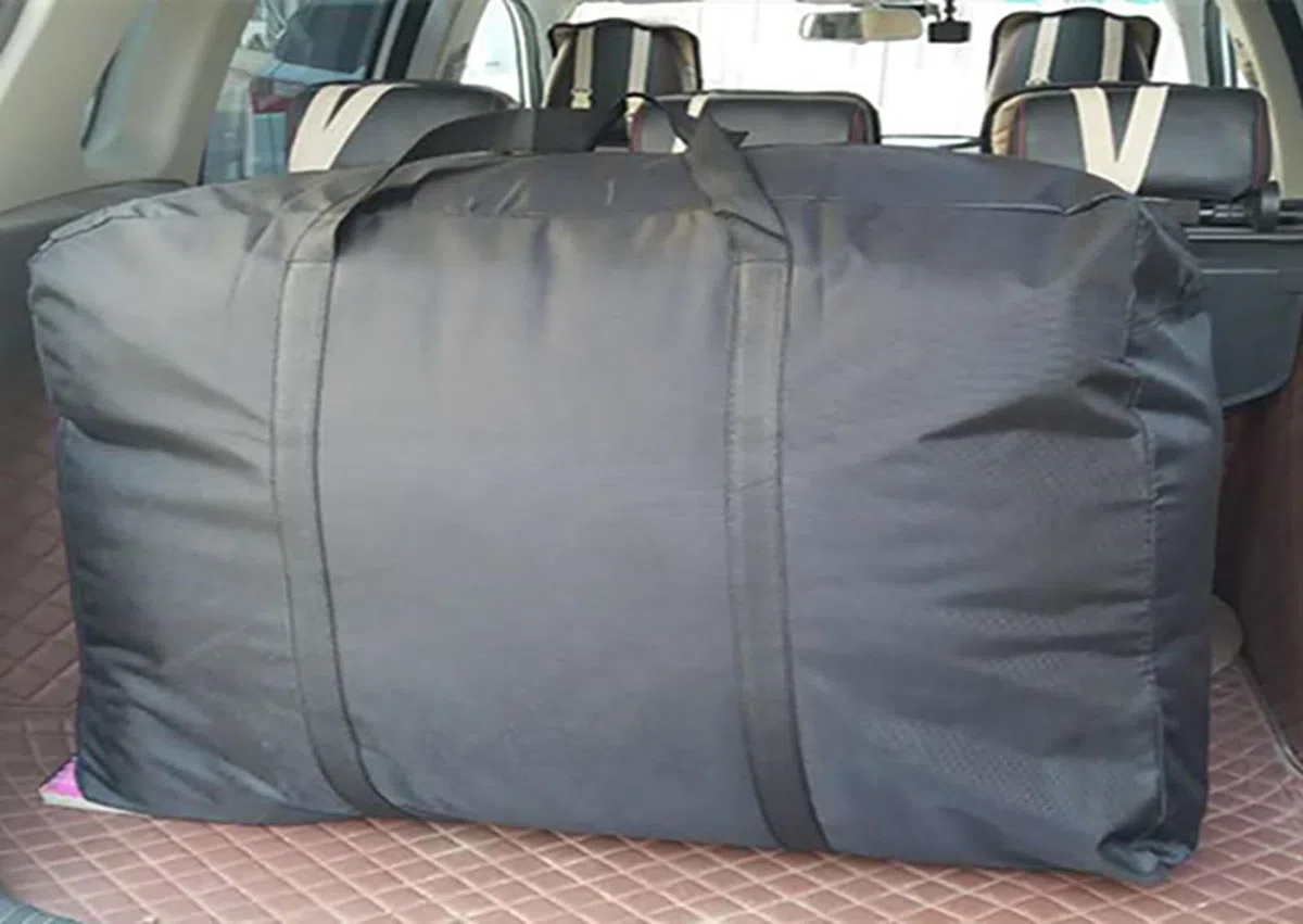 Grand sac de rangement Oxford 600D - Sac de rangement durable - Sac de camping pour literie, surmatelas, couvertures, couettes et oreillers (70 l)