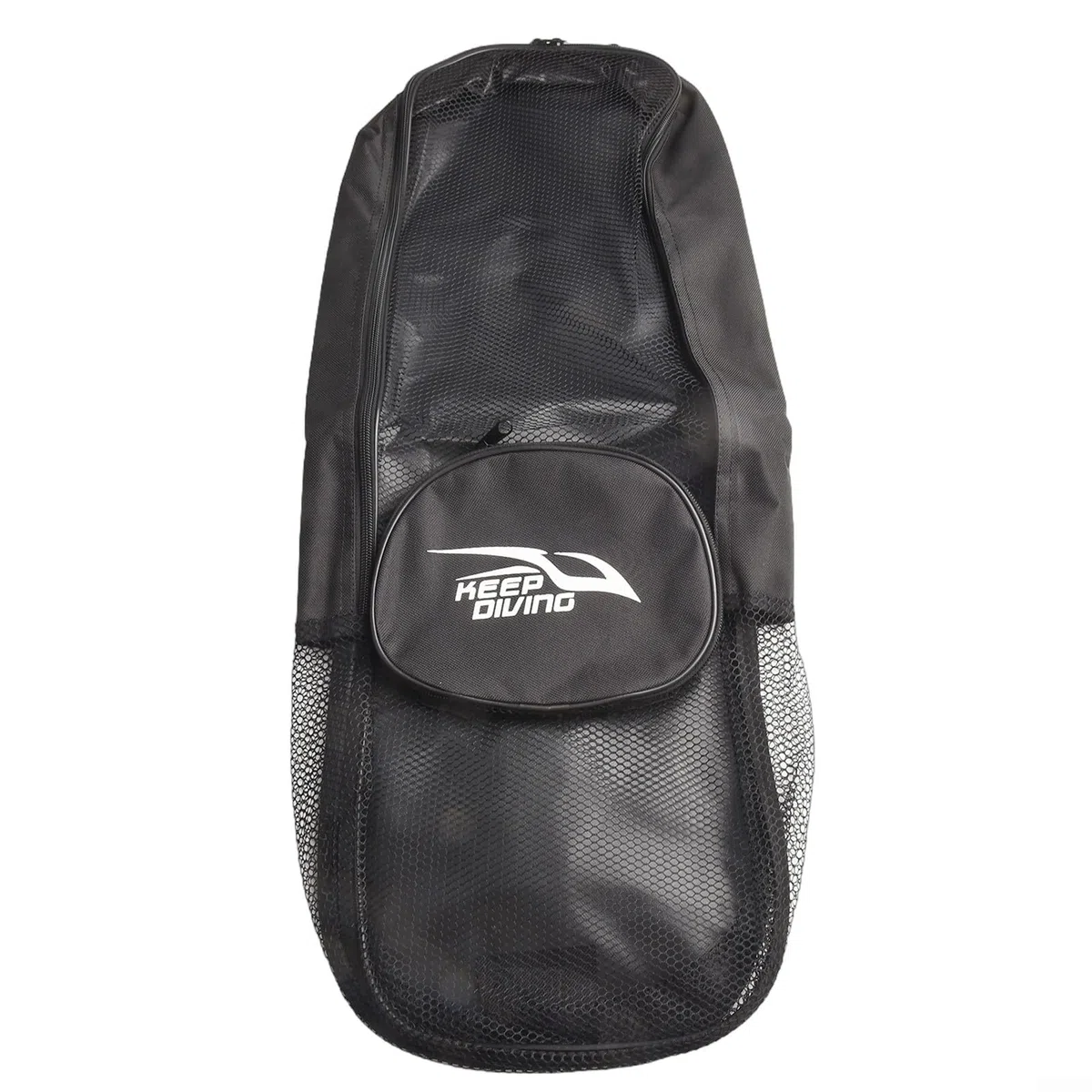 Eawfgtuw Sac de plongée en maille avec bandoulière, sac de transport de palmes, organisateur d'accessoires de plongée, grande capacité de rangement pour plongée sous-marine, palmes de plongée