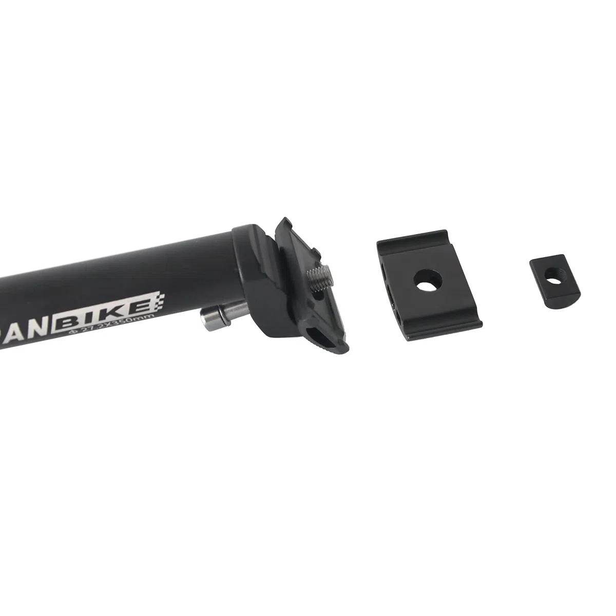 UPANBIKE 450mm Tige de Selle pour vélo 25.4mm 27.2mm 28.6mm 30.4mm 30.9mm 31.6mm en Alliage d'aluminium avec Un Collier Micro-Ajustable
