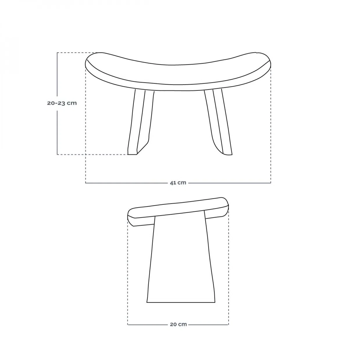 Vivezen - Banc, Tabouret de méditation, Yoga Ergonomique et démontable en Bois d'Hévéa