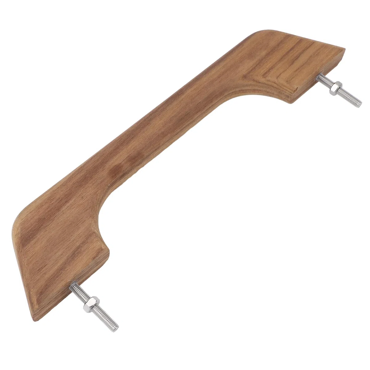 Fabater Main Courante en Teck - Boucle Simple Poignée de Maintien pour Bateau de 12 Pouces - Barre D'appui Résistant Aux Intempéries - Accessoires Marins D'accoudoir de Navigation de Plaisance de RV
