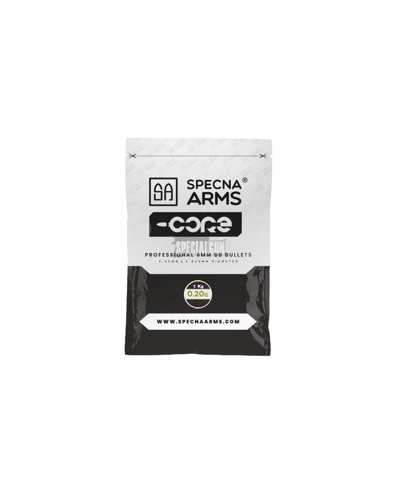 Specna Arms Lot de 5 000 boules airsoft BBS de qualité supérieure - Blanc - 6 mm