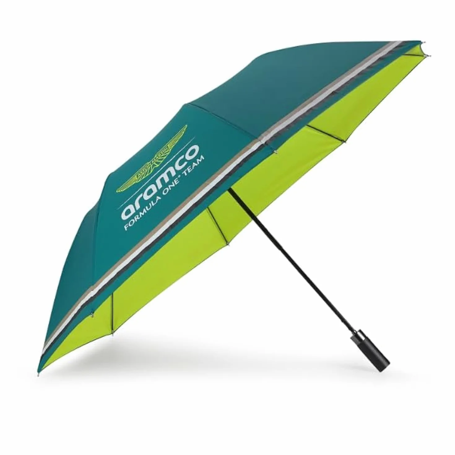 Aston Martin Parapluie compact officiel de l’équipe F1 2024 - Vert - Taille Unique