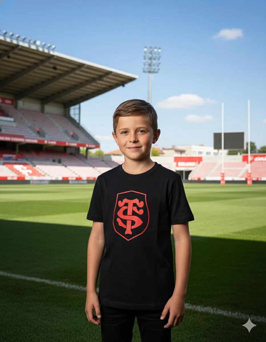 STADE TOULOUSAIN T-Shirt Enfant Toulouse - Collection Officielle Rugby
