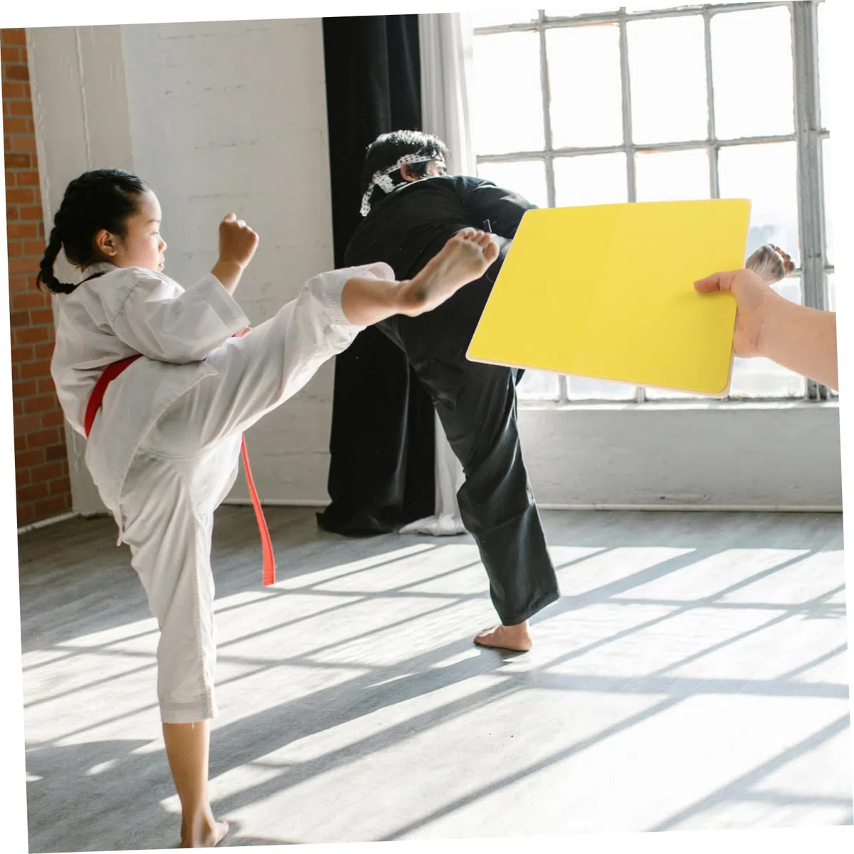 Planche de Frappe pour Taekwondo Réutilisable en Abs et Eva Surface Lisse, pour Entraînement et Spectacles d'arts Martiaux, Adaptée aux Garçon et Filles et Adultes