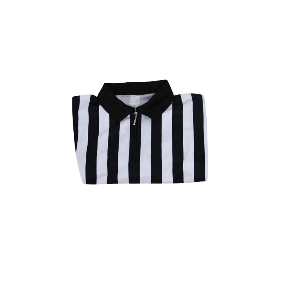 Générique Maillot réf – Uniforme à Rayures Noires et Blanches, Maillot réf à Manches Courtes et col en V avec Pantalon pour Football, Basket-Ball, Hockey, Volley-Ball, Baseball, Softball