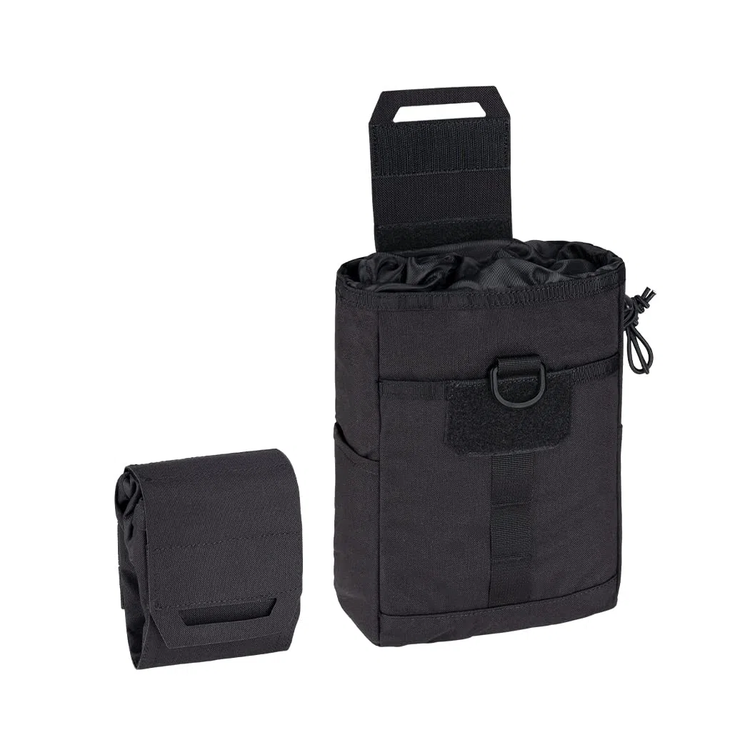 IDOGEAR Pochette de Décharge Tactique Pochettes à Cordon pour Ceinture Tactique Gilet Sac à Dos Pochette Utilitaire Pliable