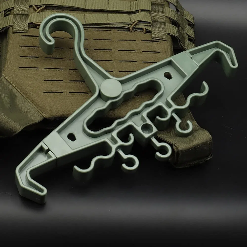 ACEXIER Cintres Tactiques Robustes Support de Plaque Molle cintres antidérapants détachables pour Gilets équipement de Paintball Airsoft Manteau Lourd