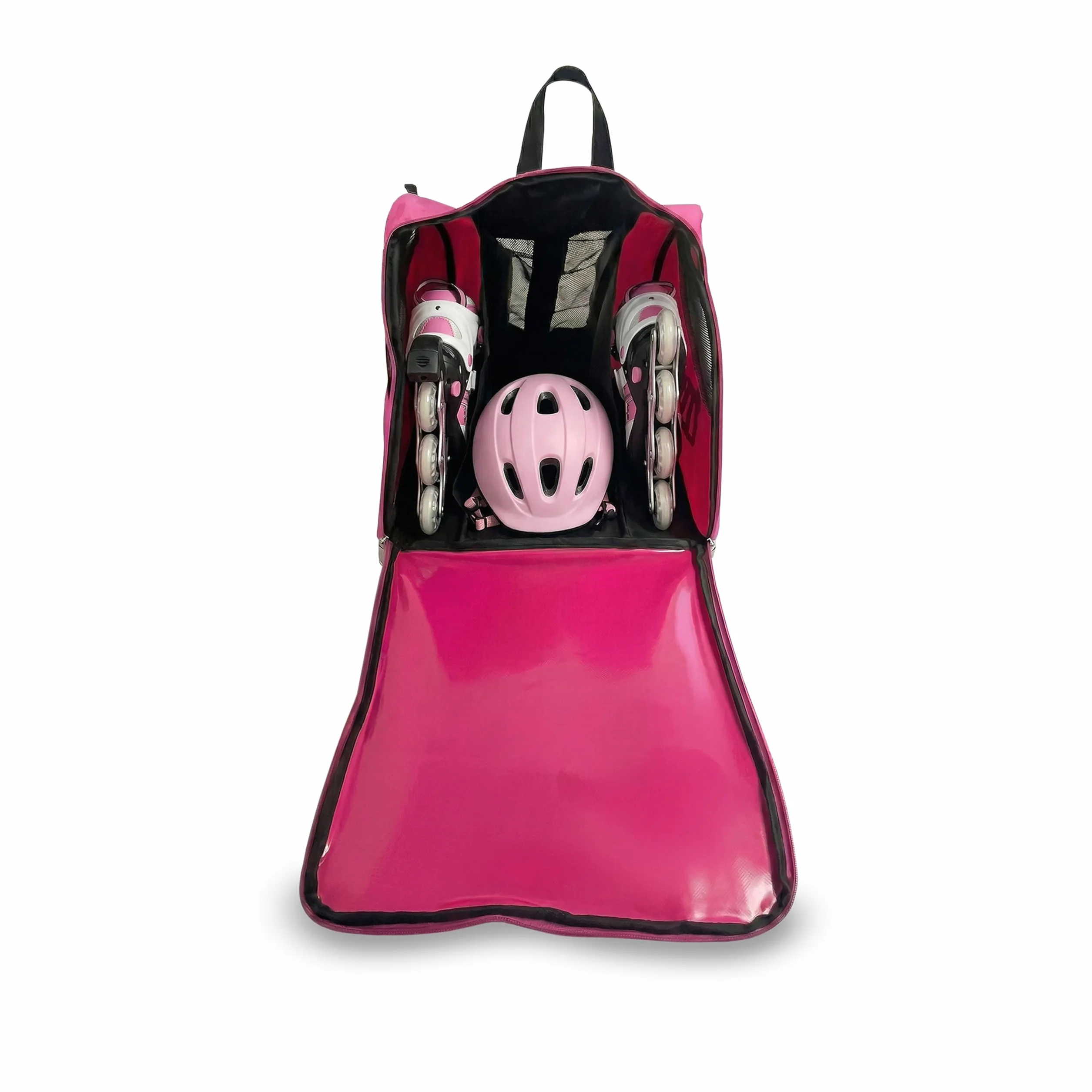 OJA Barcelona Sac pour Rollers pour Enfants - Rose avec Imprimé Licorne - Bandoulière Réglable Rembourrée, Sac de Transport pour Patins Spacieux pour Chaussures et Protections, Bag Robuste