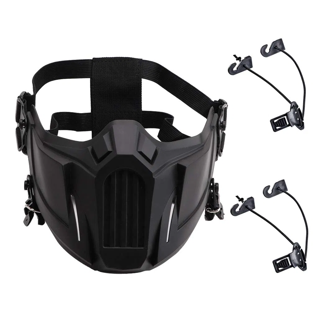 Demi-masque de protection créatif pour airsoft, jeux de plein air, masques de sport pour adultes, hommes, femmes, CS chasse, paintball tir