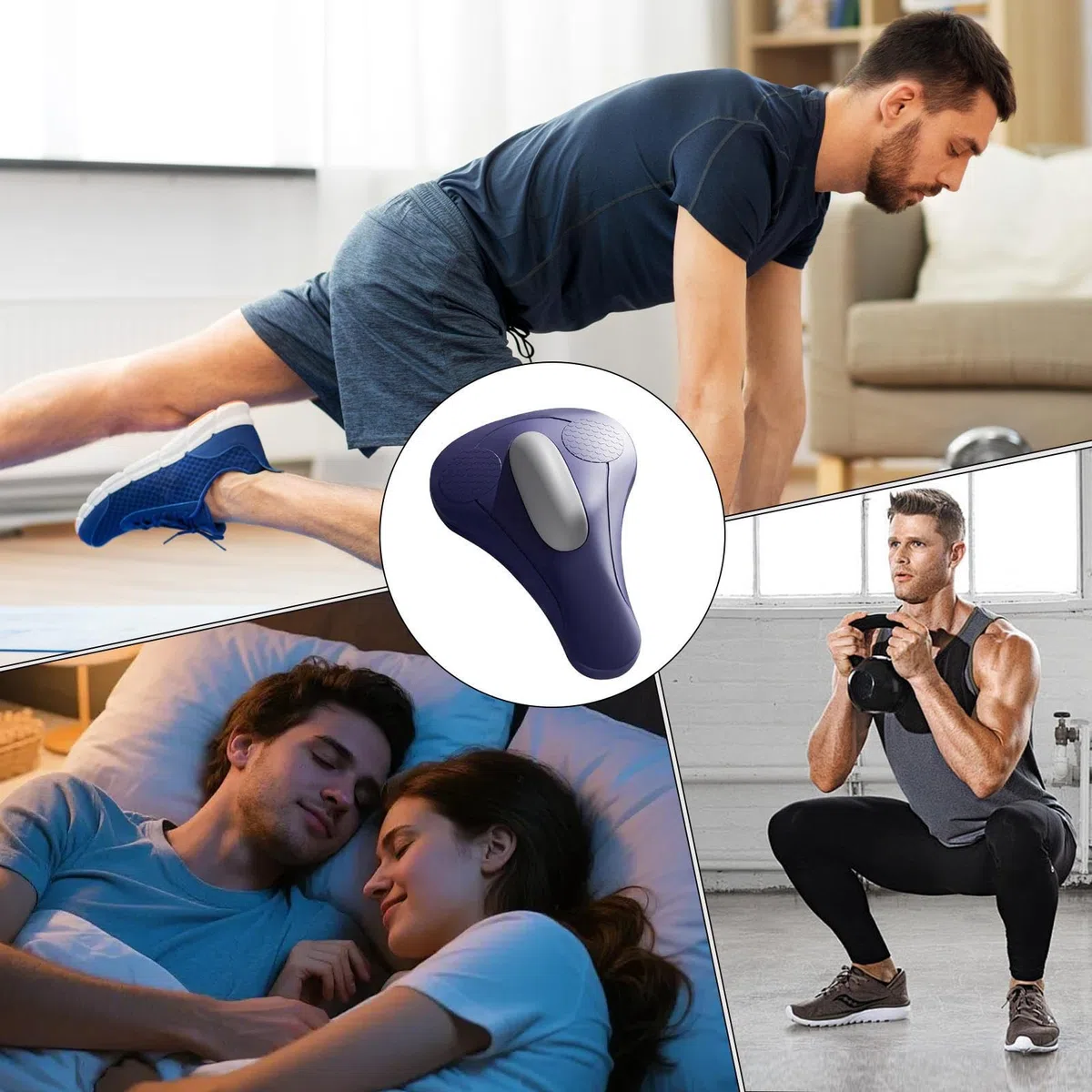Entraîneur Des Muscles Du Plancher Pelvien - Appareil De Fitness Pour Hommes Rechargeable USB-C Avec 4 Modes De Vibration | Dispositif De Renforcement Du Plancher Pelvien - Pour Entraînement Fitness Y