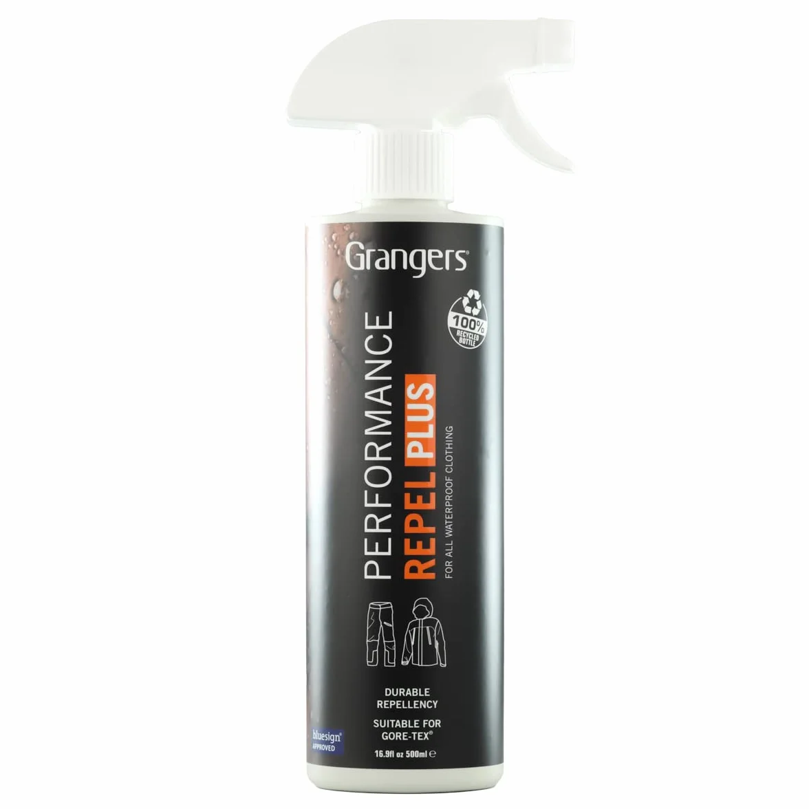 Grangers Performance Repel Plus | 500ml | Powerful Spray-on waterproofer for Outdoor Clothing