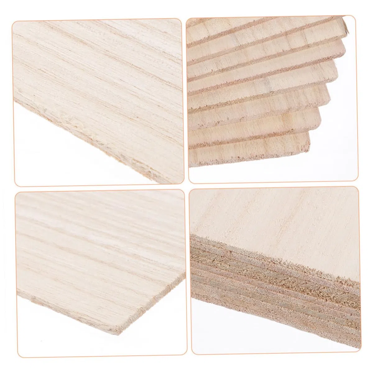 BESPORTBLE Planche De Karaté De Performance, Planche De Casse De Bois, Planche De Poinçonnage en Bois pour L'entraînement des Débutants 8 Pièces