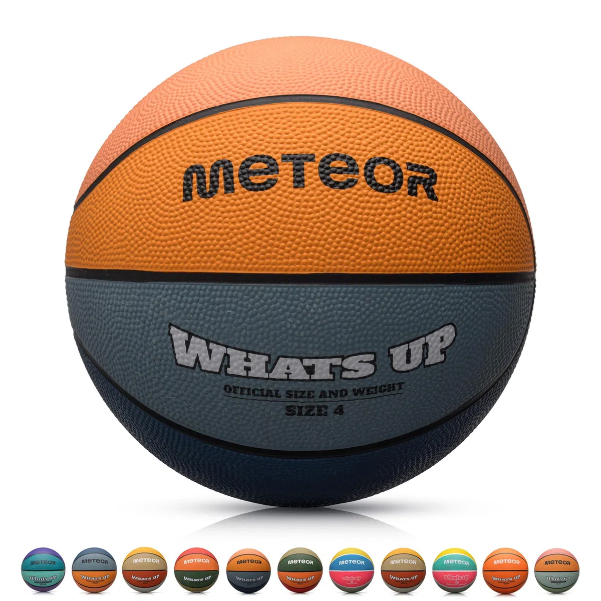 Meteor Ballon de Basket-Ball - Taille Enfant Jeune pour entraînement et Divertissement - Gonflables Basketball Mini avec Surface antidérapante