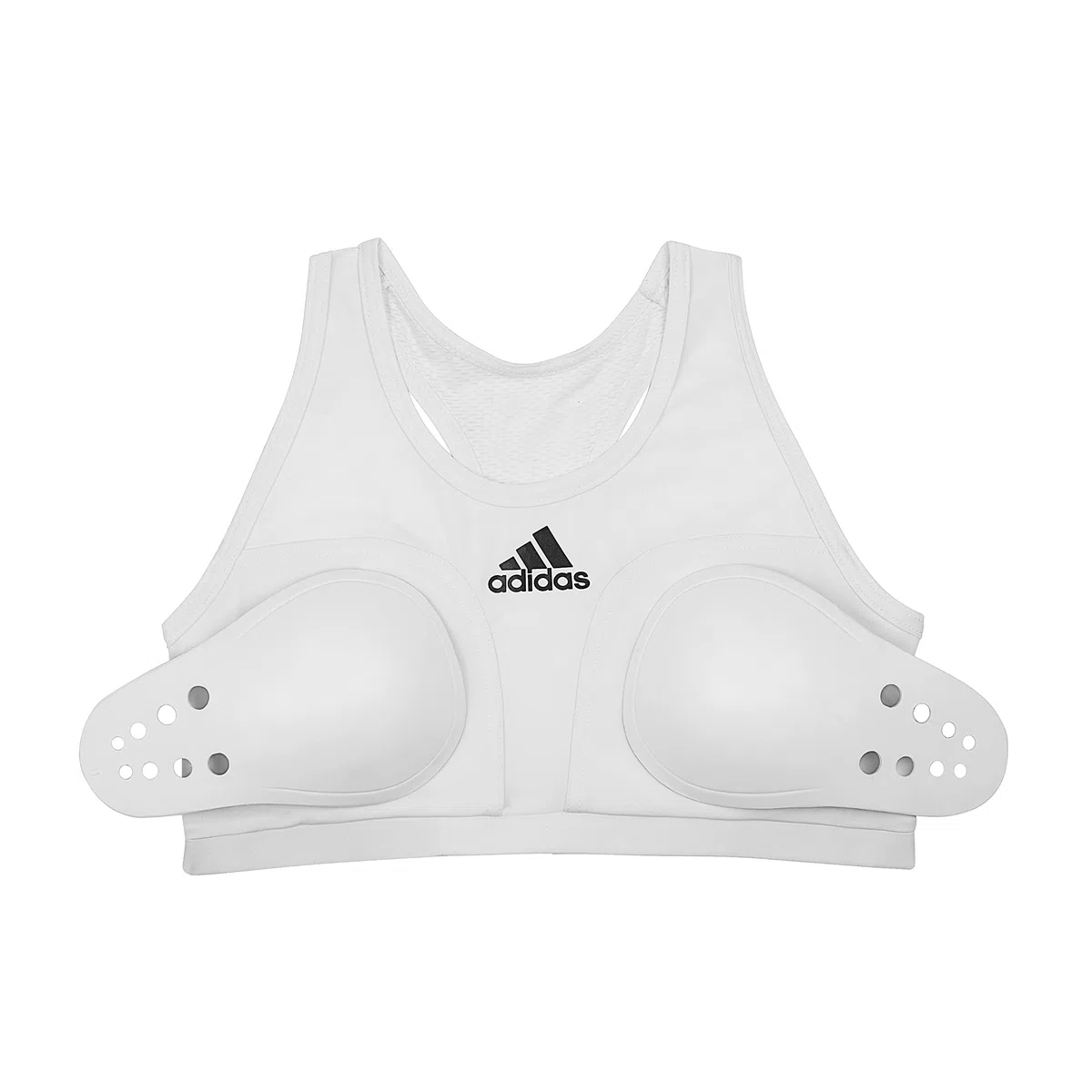 adidas Protege Poitrine Coque + brassière (Couleur : Blanc - Taille : XL)