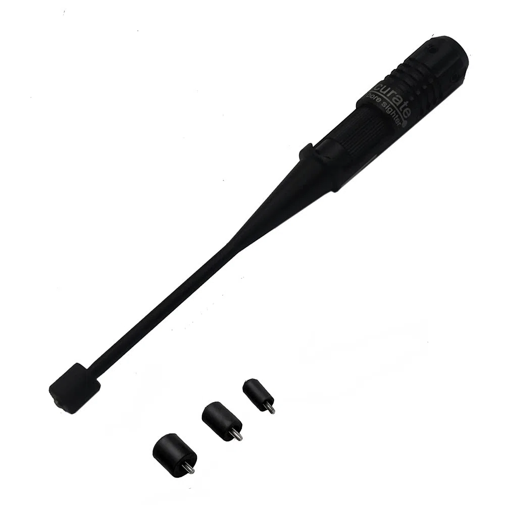 Kit de visée BoreSighter à Faisceau Laser Rouge avec 5 adaptateurs pour fusils de Calibre 0,22 à 0,50 AR