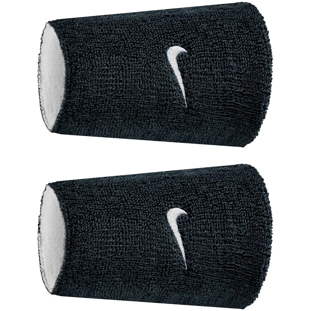 Nike Unisexe Swoosh Classic Reversible Doublewide 2Pk Serre-Poignet