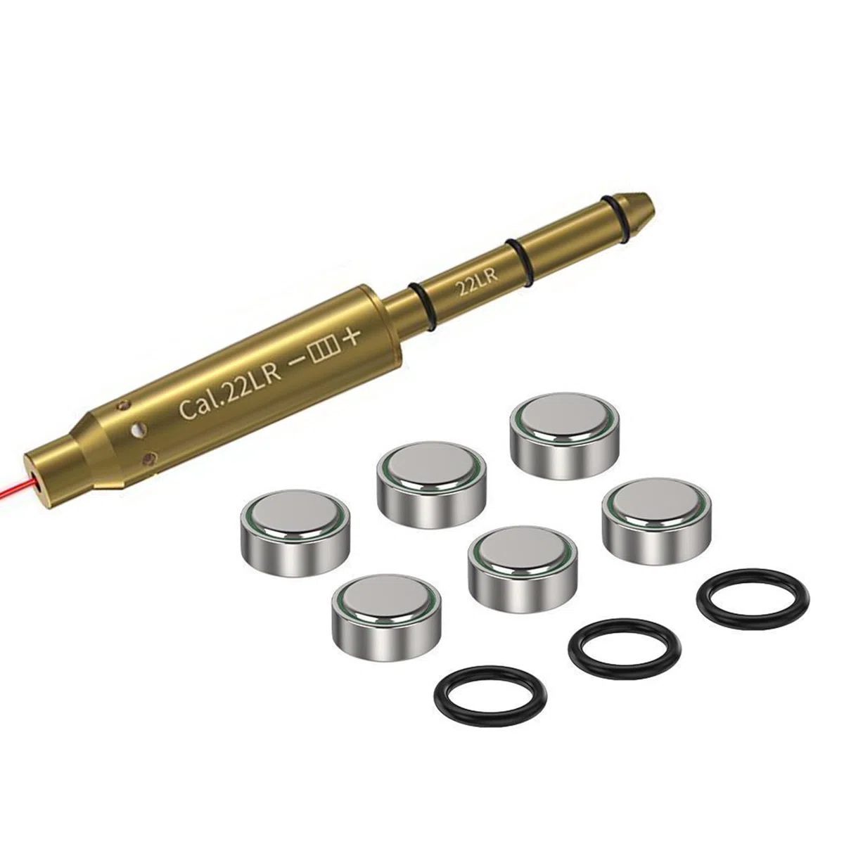 Collimateur Laser 4,5 mm (0,177")/27 mm/6,5 mm/9 mm/22LR pour Armes à air comprimé | Calibrage Rapide des Lunettes de visée - [Usage Exclusif pour Les activités Sportives]