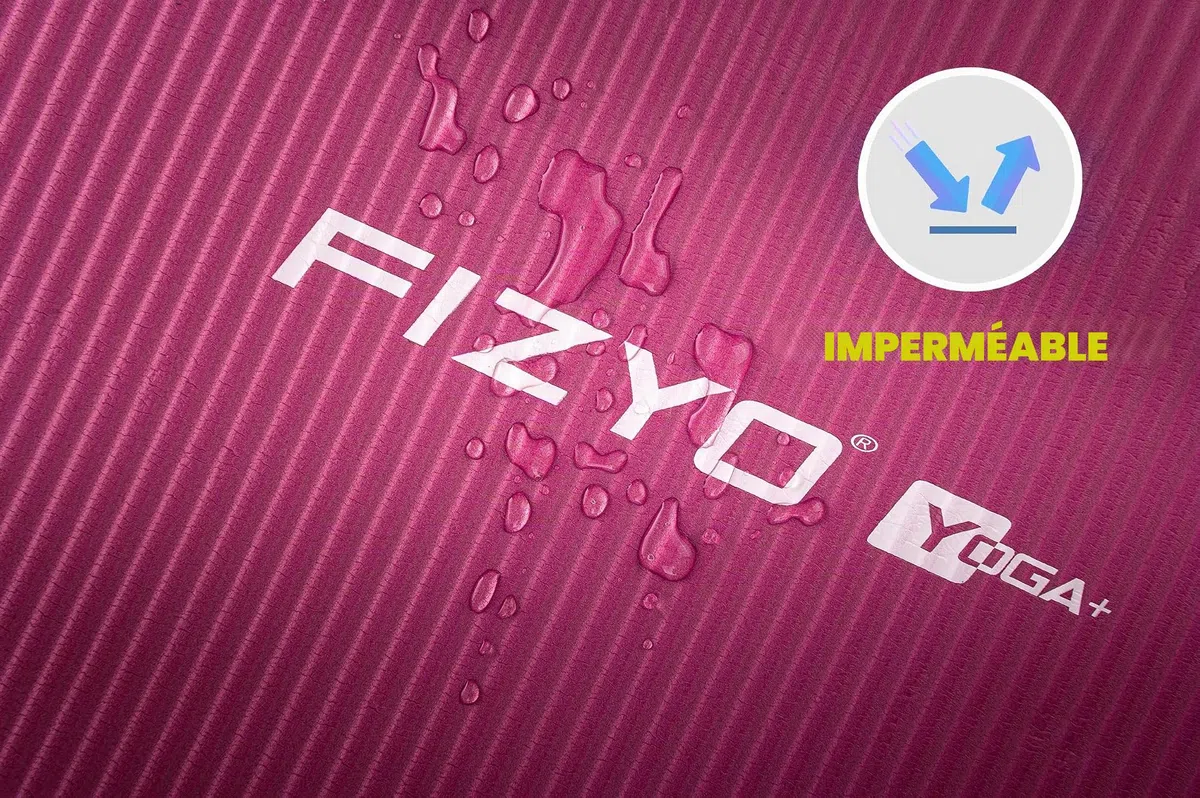 FIZYO Tapis de Yoga: Conçu pour Yoga, Gymnastique, Fitness & Récupération | Fabriqué en Mousse NBR & Caoutchouc Synthétique | Dimensions: 183 x 61 x 1 cm