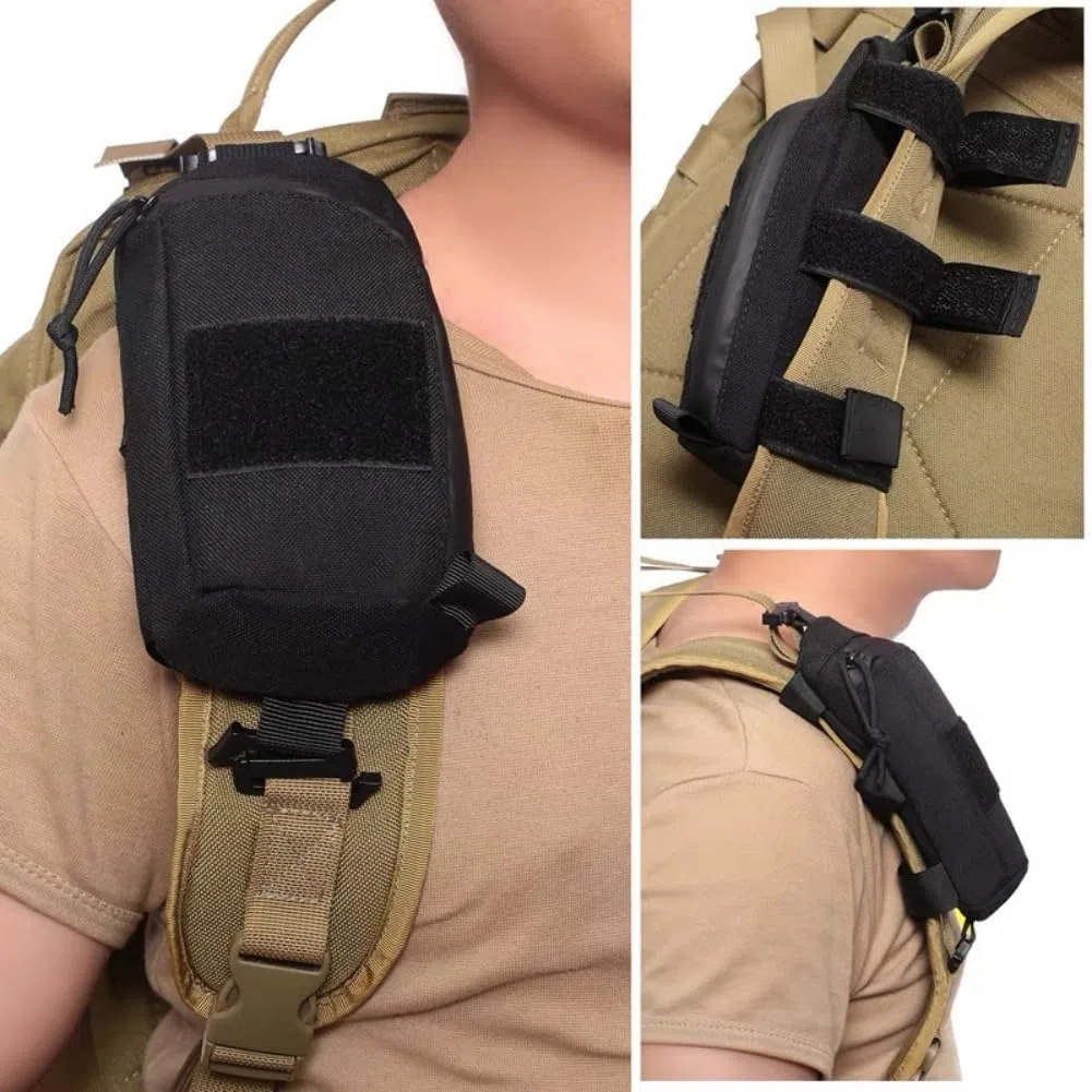 Pochette de Sangle, Sac de Sangle Multifonctionnel avec Large Capacity, Waterproof Material, Secure Fastening pour Hiking, Travel