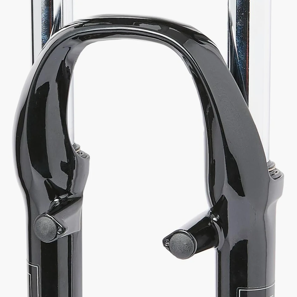 Fourche Suspendue MTB RST Capa T - Fourche de vélo de 26 Pouces avec Suspension en Acier, débattement de 80 mm, Compatible avec Freins V-Brake et à Disque, Longueur de Pivot de 170 mm, Noir