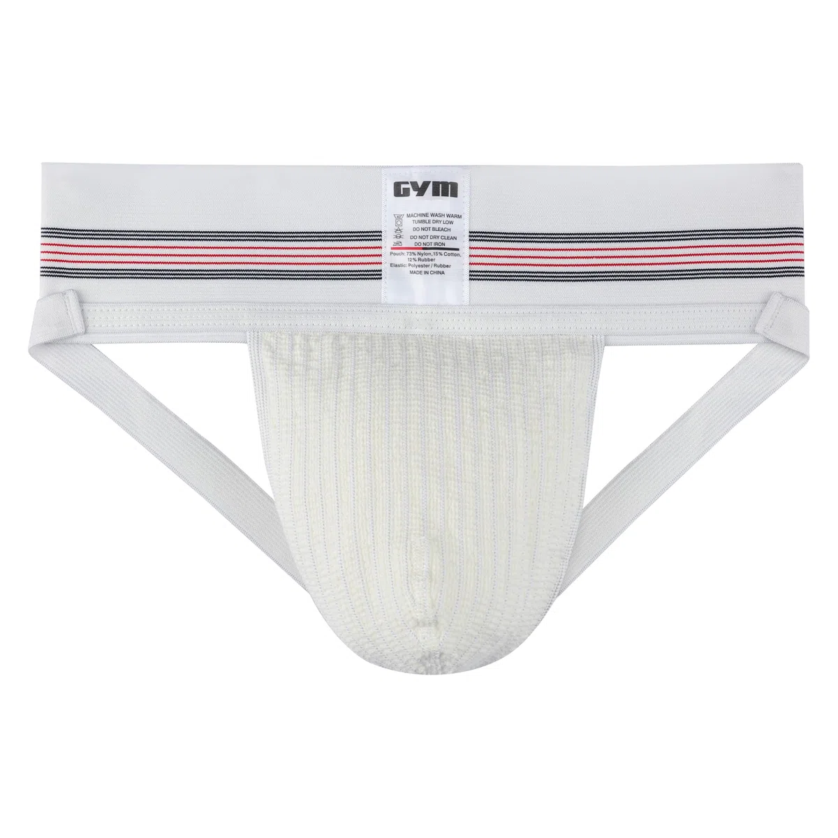 Gym Support athlétique Classique à Bande Large pour Homme 7,6 cm, Blanc, Medium