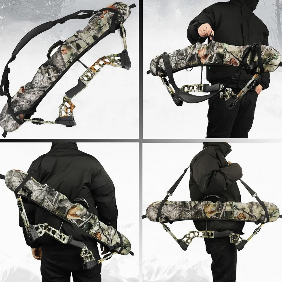 Kit Arc à Poulies de Chasse Arc composé Débutants Adultes 20 à 45 lbs 320fps Tir à l'arc Set Professionnel Arcs Compound Set Réglable Arc de Chasse Droitiers/Gauchers