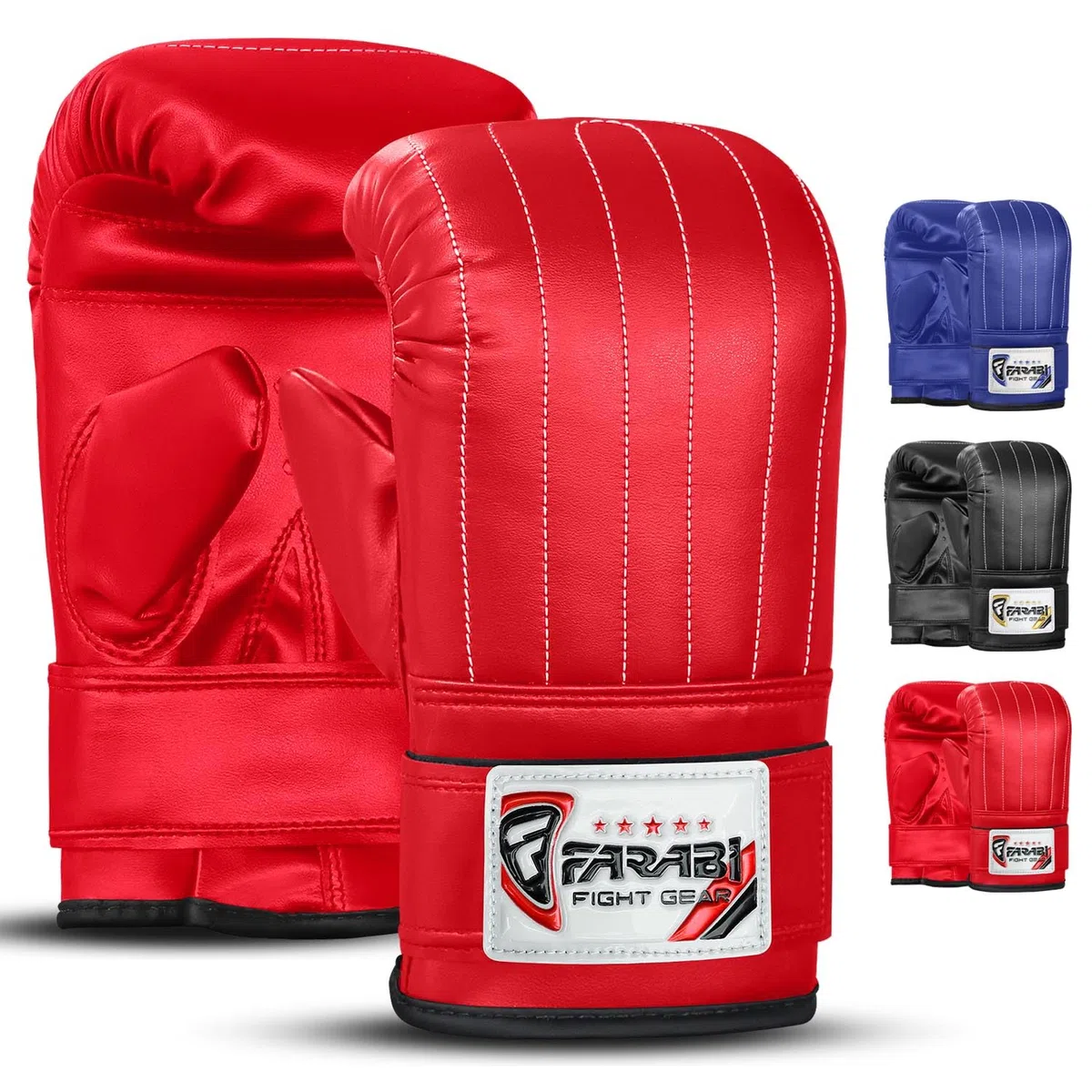 Farabi Sports Boxing Punch Bag Mitt Gloves Punching Boxing Gloves MMA Training Muay Thai Kickboxing MMA Martial Arts Workout Gloves Boxing Gloves Men Boxing Training Gloves