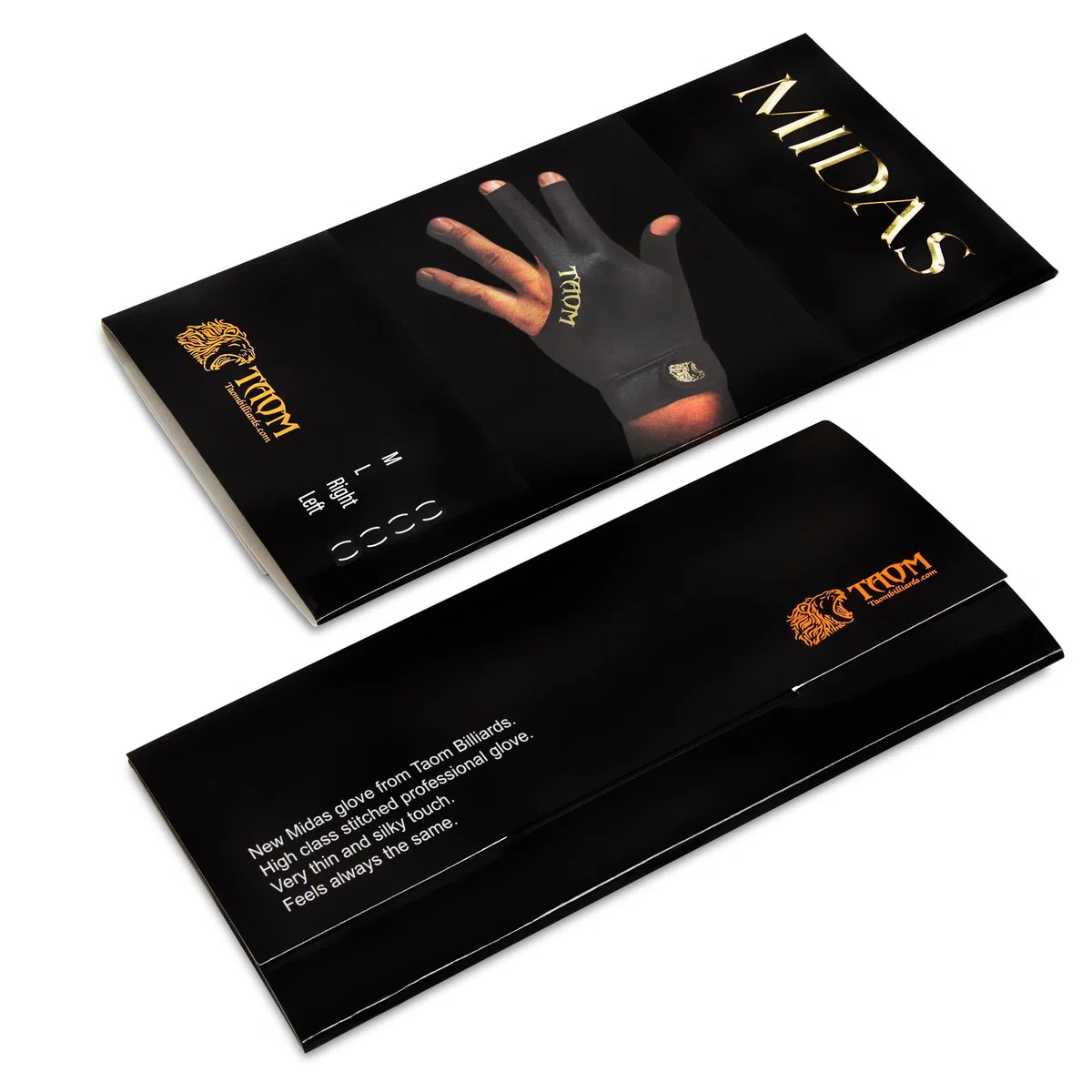 TAOM Midas Gant de billard pour main gauche ou droite